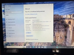 Dell Inspiron 15R-5537 Intel Core i5-4200U 1.6GHz 6GB 250GB HD Windows 10 Pro - Picture 1 of 5