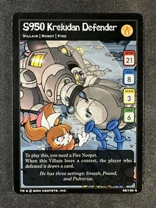 Neopets 62/100 S950 Kreludan Defender Rückkehr von Dr. Faultier Bösewicht ungewöhnlich neuwertig - Bild 1 von 2