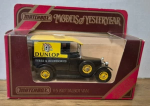 Y 5 1927 Talbot Van DUNLOP Models of Yesteryear Matchbox in J Box - Bild 1 von 2