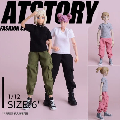 1: 12 Female Soldiers Wearing Artificial Pants with Snail Shells for 6-inch Figm - Image 1 of 4