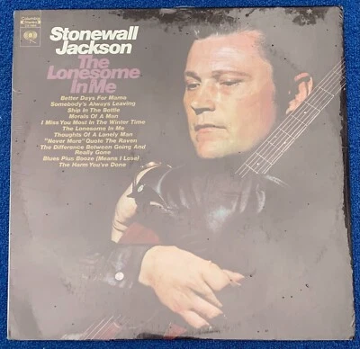 SEALED!! Stonewall Jackson - The Lonsome In Me - 1970 Vinyl LP Brand New Foto 1 de 2