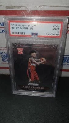 2015 Panini Prizm KELLY OUBRE JR RC #309 PSA 9 MINT Rookie - Image 1 of 2