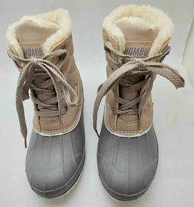 Womens KHOMBU Zany Duck boot textile upper rubber soles size 9M PREOWNED - Picture 1 of 6