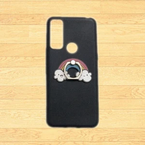 For TCL 20 R SE 10 10L 20E 30 XE 40 205 305 306 3D Rainbow Holder Soft TPU Cover - Picture 1 of 4