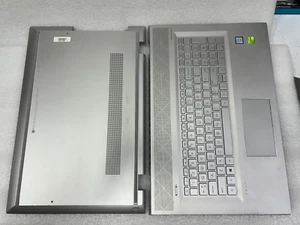 HP ENVY 17.3"17t-bw0013dx Laptop palmrest keyboard touchpad W/side parts &Cover - Afbeelding 1 van 16