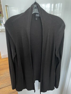 Eileen Fisher Cardigan Womens Brown Viscose Open Lightweight Jacket Size Small - Image 1 of 4