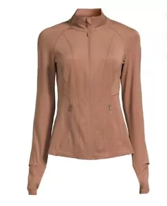 Giacca sportiva Avia full zip marrone con tasche atletica taglia L - Foto 1 di 20
