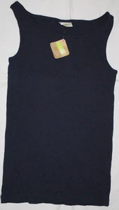 New Crazy 8 Tank Top Shirt Girls Size XL 14 Navy Blue Ribbed NWT - Picture 1 of 3