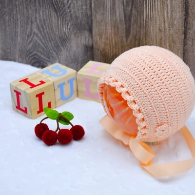 Capota de  punto para  el verano de Bebé - HECHO A MANO - Imagen 1 de 4