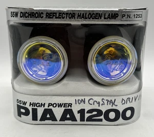 PIAA 1200 Dichroic Reflector Fog Lights Model Pp47e 1253 , Vintage Retro Japan - Picture 1 of 19