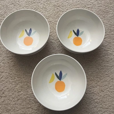 Juego de 3 cuencos de cereal de melamina Kate Spade Citrus Twist 6" Foto 1 de 4