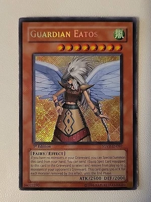 Yu-Gi-Oh - Guardian Eatos - SOVR-EN097 - Secret Rare - DAMAGED - first edition  - Image 1 of 2