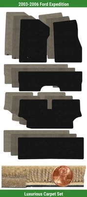 Juego de alfombrillas Lloyd Custom Luxe para Ford Expedition 2003-2006 (5 piezas) #LYM Foto 1 de 4