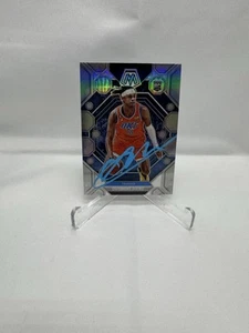 Ousmane Dieng Autogramm signed 2022-23 NBA Mosaic Rookie RC #206 Thunder Refract - Bild 1 von 2