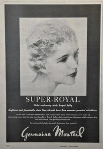 Germaine Monteil Super-Royal Fluid Maquillaje Jalea Real Vintage Print Ad 1957 - Imagen 1 de 4