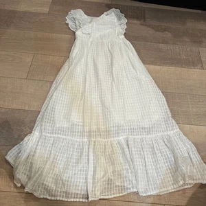 CAT & JACK MÄDCHEN MAXIKLEID WEISS LARGE 10/12 - Bild 1 von 7