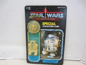 Star Wars ARTOO-DETOO Pop-up Lightsaber R2-D2 1984 sin usar, en caja 92 moneda de coleccionista trasera - Imagen 1 de 20