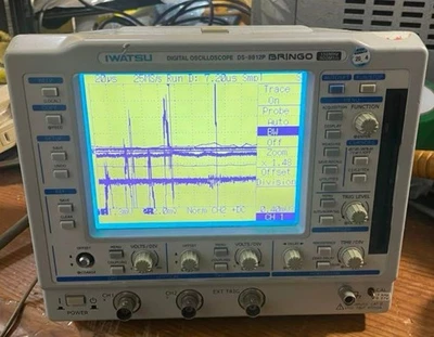 IWATSU DS-8812P Digital Oscilloscope USED Tseted From JAPAN - Image 1 of 4