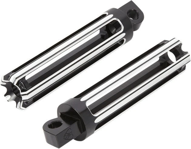 Arlen Ness Footpegs 10-Gauge Black #06-114 Harley Davidson - Image 1 of 1