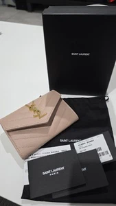 Saint Laurent Cassandre Small Envelope Wallet New - Picture 1 of 7