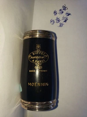 #48  Buffet Crampon R13 A 630 Moennig Clarinet Barrel. Silver Rings, Excellent! - Image 1 of 3