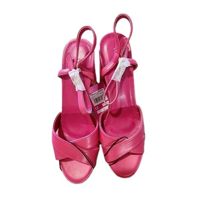 Sandalias para mujer Rampage Patricia zapatos rosas plataforma tacón bloque talla 9 Foto 1 de 4