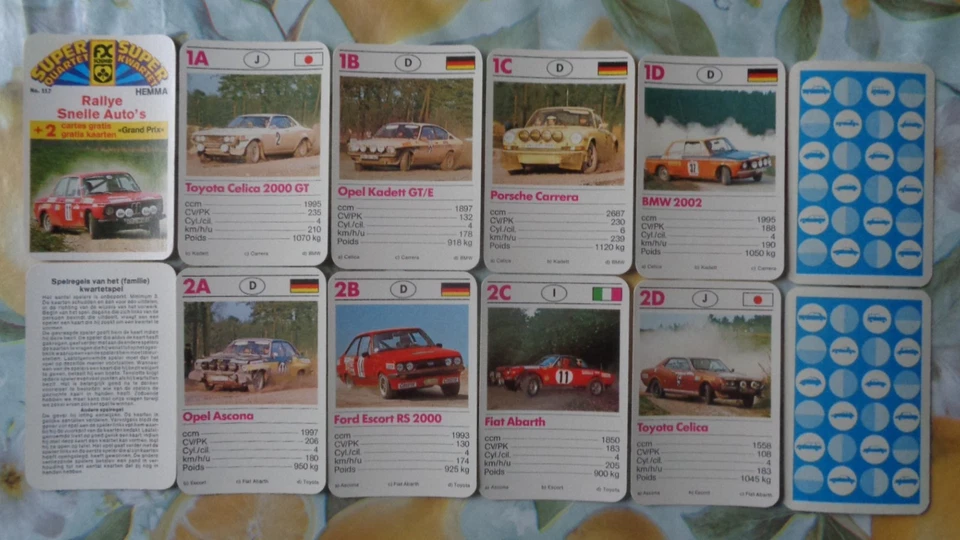 Quartett Motorsport Rallye Snelle Auto`´s - Bild 1 von 3