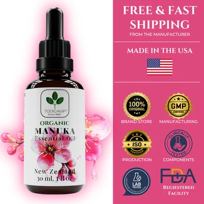 Todicamp 100% чистое масло манука, медовое масло манука для ногтей грибок и акне - Изображение 1 из 4