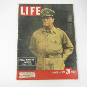 LIFE Magazine August 1950 Douglas MacArthur, Babe Ruth, Mimi Benzell, Korean War - Imagen 1 de 12