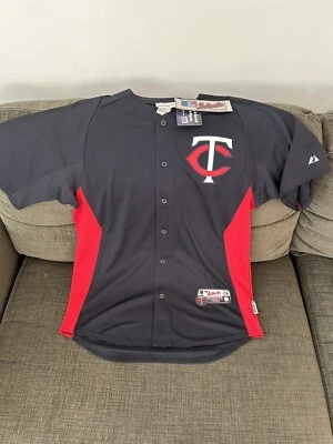 Majestic Vintage Minnesota Twins Kirby Puckett Jersey MLB Baseball Men’s Sz: M - Image 1 of 4