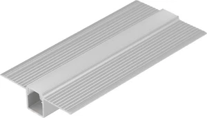 1m Alu-Ceiling Plaster-in LED profile C3T (raw ALU) with cover - Picture 1 of 9