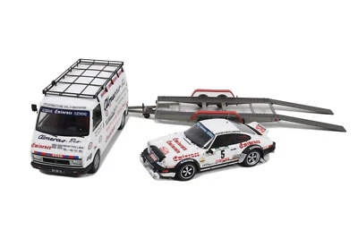 Otto 1981 Porsche Rally Set 911 SC Gr.4 + Trailer +Citroen C35 Van Portugal 1:18 - Image 1 of 4