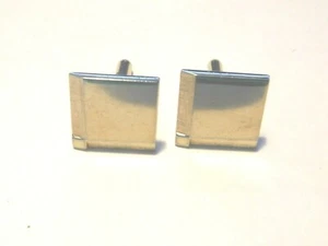 Vintage cufflinks set for him, square goldtone, SWANK - Picture 1 of 3