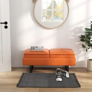 2-Seat Reception Bench Waiting Room Furniture Office Chairs w/ Thickened Cushion - Picture 1 of 9