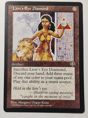 MTG Lion's Eye Diamond -MIRAGE [MIR] Set RESERVED LIST NM Out of Print - Image 1 of 4