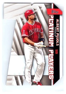 2021 Topps Series 1 Platinum Players Die-Cut Insert #PDC-25 Albert Pujols Angels - Picture 1 of 2