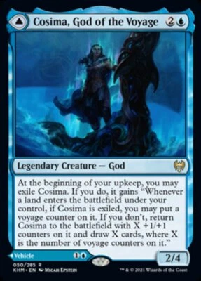 Cosima, God of the Voyage // The Omenkeel [Kaldheim] Magic MTG - Image 1 of 2