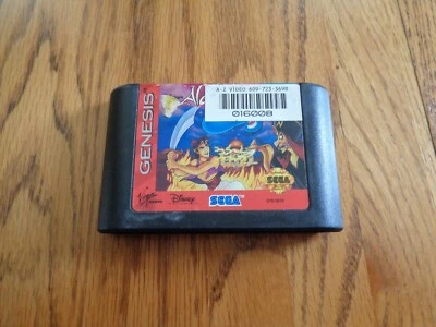 Disney's Aladdin (Sega Genesis, 1993, Virgin Games) - Game Only / Tested - Image 1 of 4