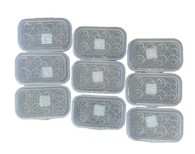 NEW Sterilite Pencil Box Plastic, Clear storage option for arts and crafts Qty:9 - Image 1 of 4