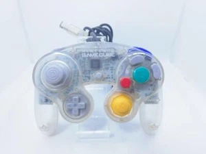 Nintendo Gamecube Controller Clear Skeleton DOL-003 Official Tested Working - Picture 1 of 10