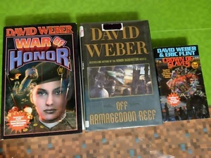 David Webber & Eric Flint 3 Book Lot - Picture 1 of 6