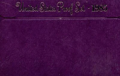 1985-S US Proof Mint Set 5 Coins CLAD 2uut0615 - Image 1 of 4