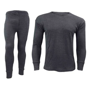 Men's Thermal Long Johns Underwear Long/Half Sleeve Shirt and bottoms Full Set - Picture 1 of 14