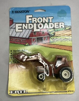 1/64 Hesston ERTL  Die-Cast Front EndLoader Stock Number 7212 Brand New 1986 - Image 1 of 4