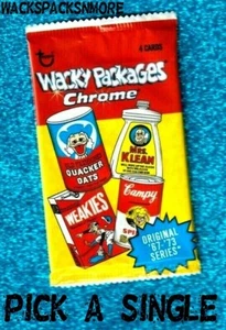 2014 Wacky Packages Chrome Series 1 BASIC -PICK-A-SINGLE- "COMPLETE YOUR SET" - Bild 1 von 112