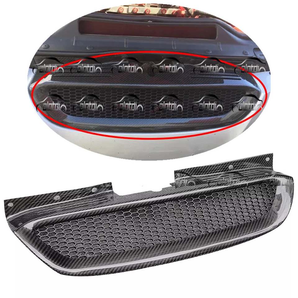 For 2009-11 Hyundai Genesis Coupe RS Style Carbon Fiber Front Water Tank Grilles - Изображение 1 из 4