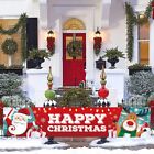 Garten verschönern Frohe Weihnachten Hängendes Banner Startseite Ornamente