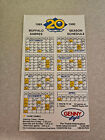 RS20 Buffalo Sabres 1989/90 NHL Hockey Magnet Schedule - Genny Light