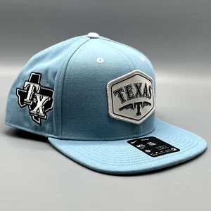 Nike MLB Texas Rangers Baseball Pro Cap Hat RARE Blue Light Blue Patch Men's M/L - Picture 1 of 6