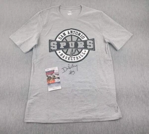 Dejounte Murray San Antonio Spurs T Shirt Autographed JSA Authentic Youth XL - Picture 1 of 13